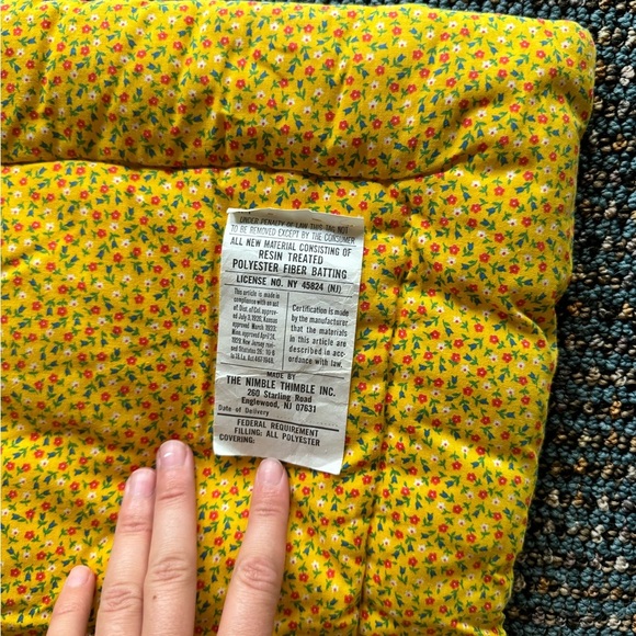 Colorful Quilted Wall Hanging with House Design - Picture 5 of 5